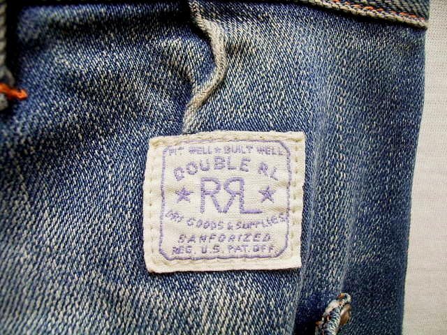 ◇即決[W30]RRL BUCKLE BACK バックルバック シンチバック 尾錠 USA制 ペインターパンツ ビンテージ加工 アメリカ デニム パンツ■5684