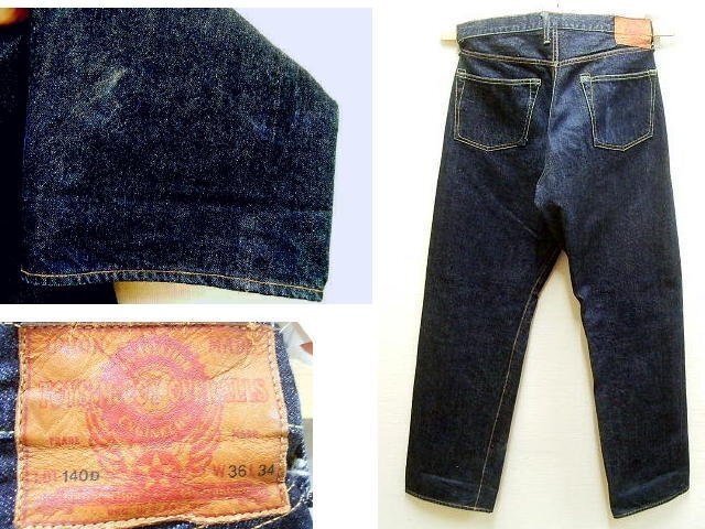 ◇即決[W36]濃紺 TOYS MCCOY 140D 13.5oz ビンテージ復(fù)刻 デニム トイズマッコイ TOY'S パンツ■6521