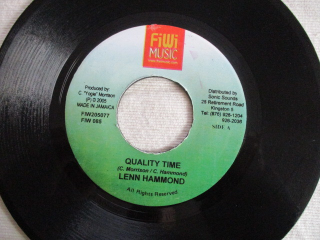 LENN HAMMOND 7！QUALITY TIME♪OLD SKOOL♪JA 7インチ EP, VER, 入り