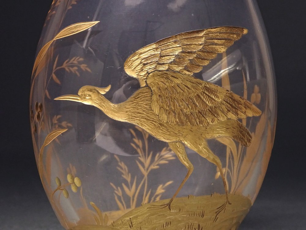花◇19世紀末 1880-90年代頃 フランス【Baccarat オールドバカラ 花◇19世紀末 1880-90年代頃 フランス【Baccarat オールドバカラ