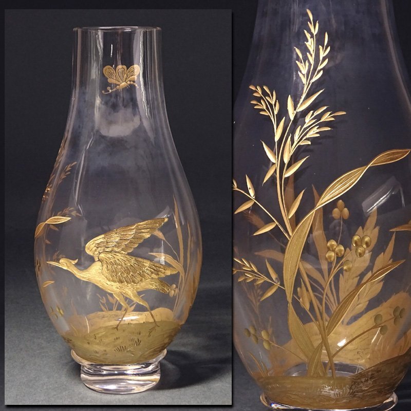 花◇19世紀末 1880-90年代頃 フランス【Baccarat オールドバカラ 花◇19世紀末 1880-90年代頃 フランス【Baccarat オールドバカラ