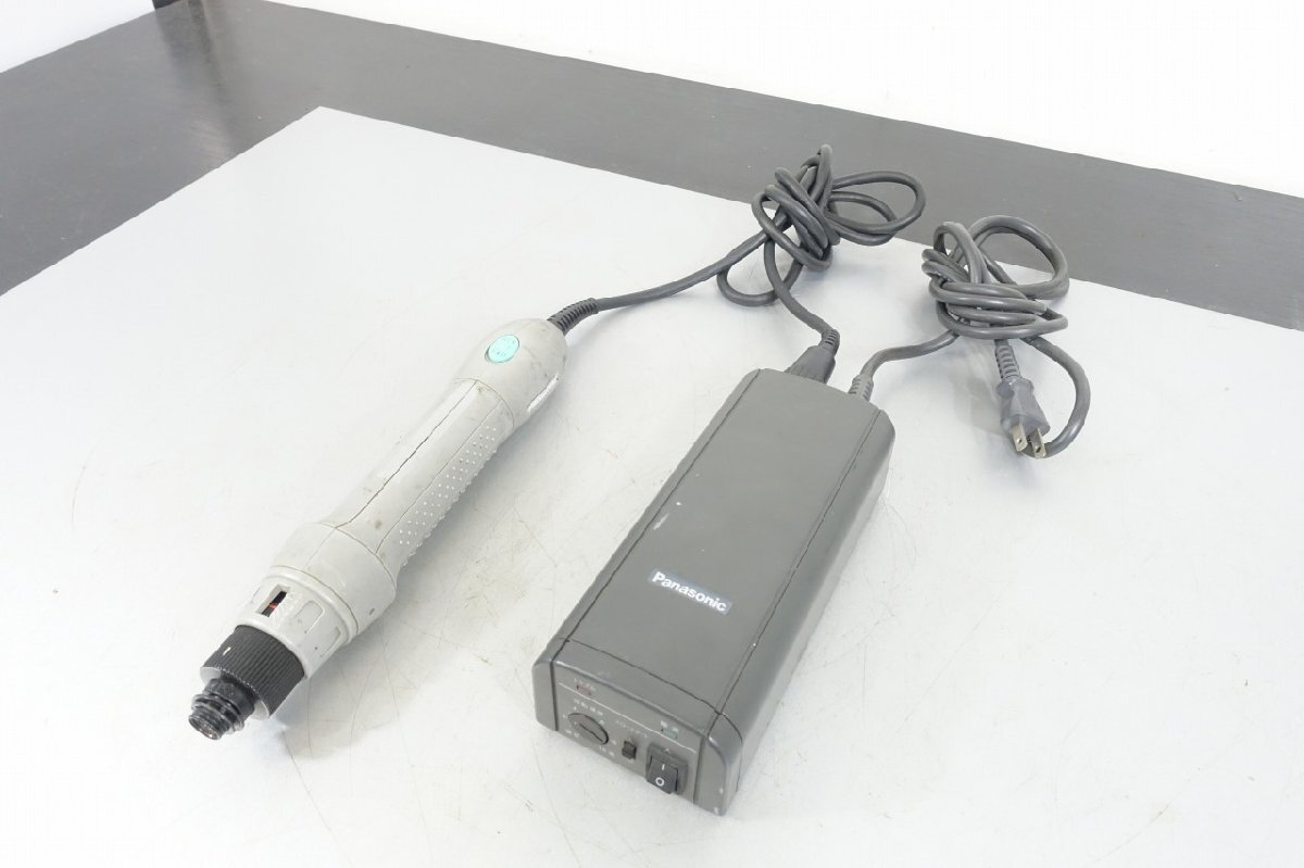 パナソニック　プッシュ式　電動ドライバー　FE-A310S　小ねじ用電動ドライバー　正逆切替　速度調整　クラッチ付　100V　組み立て　吊下げ