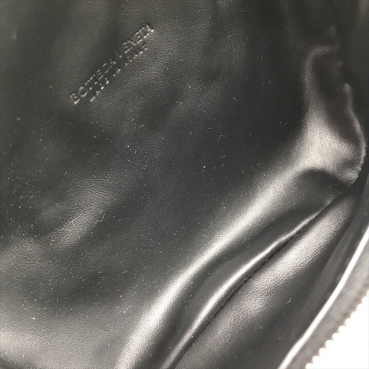  не использовался хранение товар BOTTEGA VENETA Bottega сетка ремень сумка поясная сумка сумка "body" кольцо для ключей имеется черный m13837