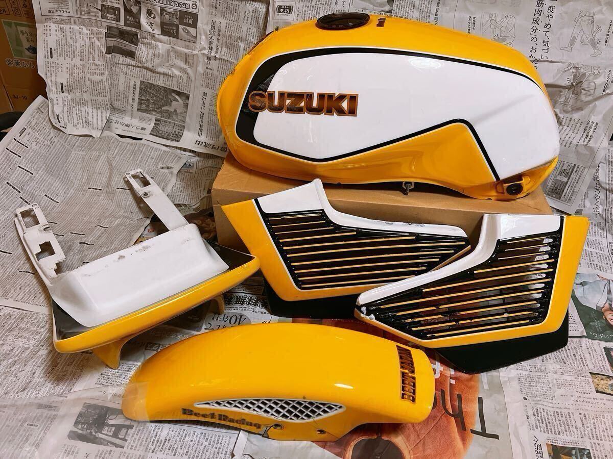 gsx250e gsx400e ゴキタンク外装一式テールサイドカバー gsx250e gsx400e ゴキタンク外装一式テールサイドカバー