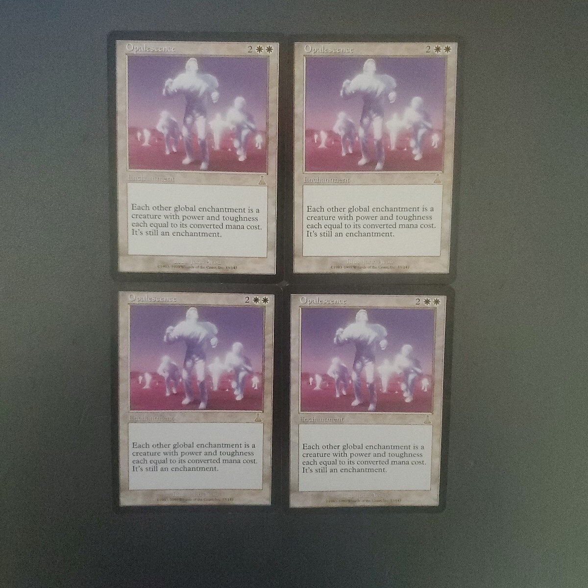 MTG オパール色の輝き UDS 英語 4枚セット