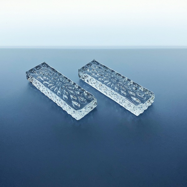 バカラ ナイフレスト グート ドー 2本 セット BACCARAT Gouttes D'eau 雫 水滴 クリスタル ナイフホルダー 箸置き ペーパーウェスト 難少