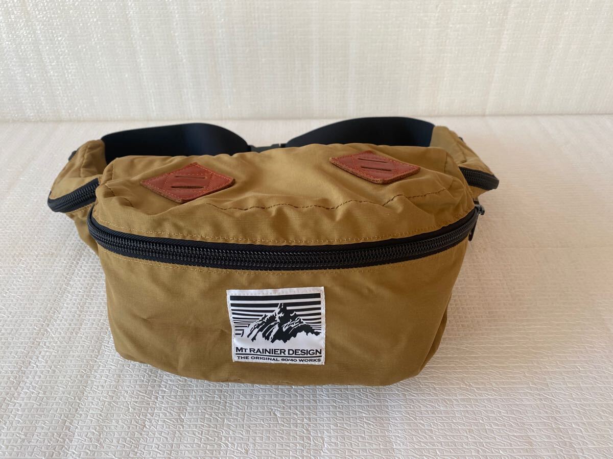 マウントレイニアデザイン MT.RAINIER DESIGN ウエストバッグ ヒップバッグ ボディーバッグ ベージュ 60/40 ロクヨン 聖林公司 ハリラン