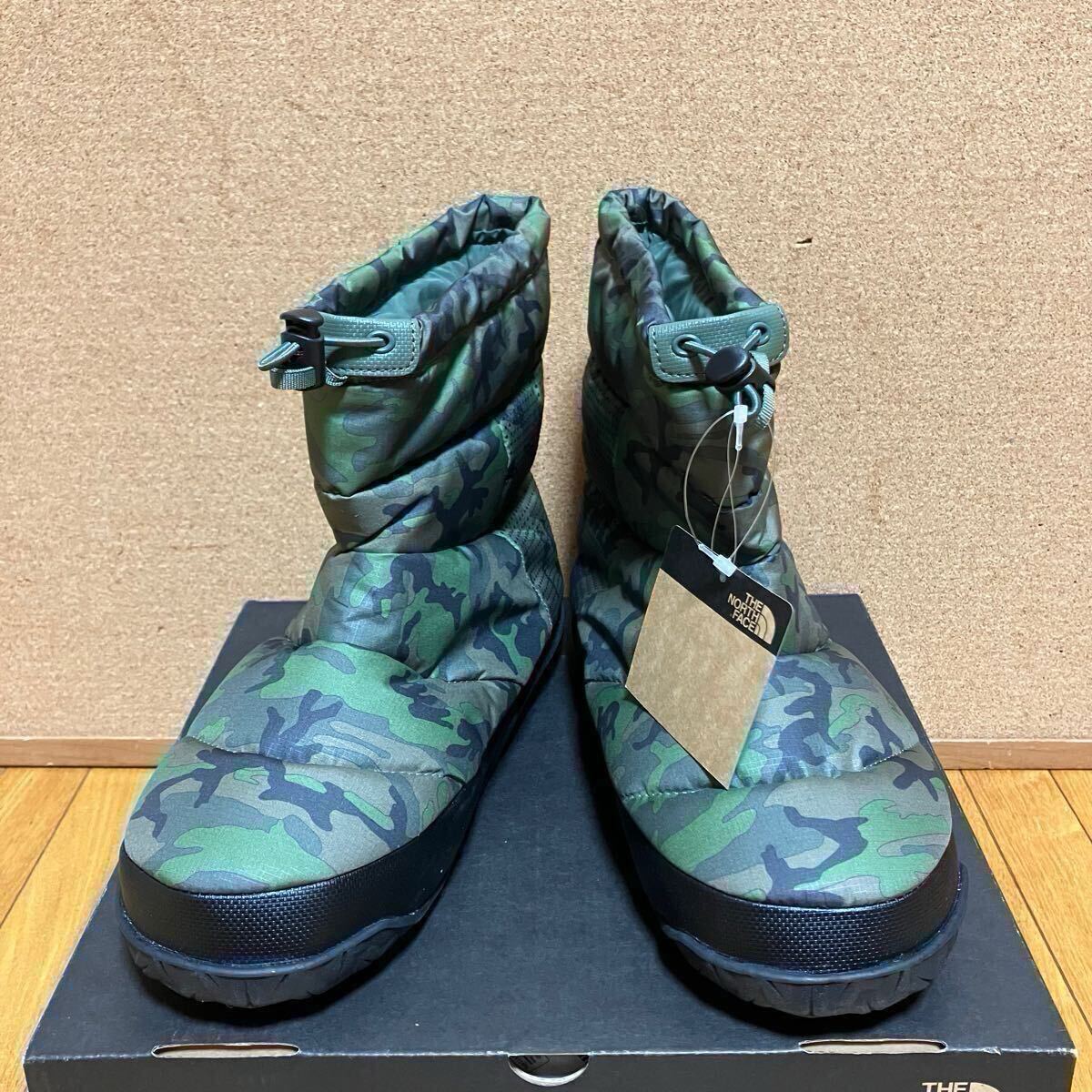 THE NORTH FACE ノースフェイス Nuptse Apres Bootie 550フィルパワー ダウン ヌプシ アプレ ブーティ ウッドモカ 25.0cm 送料無料