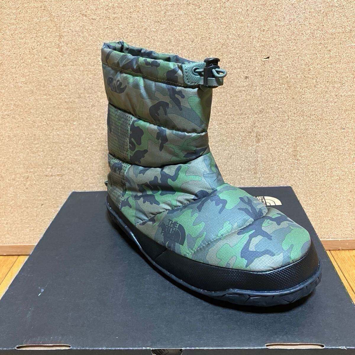 THE NORTH FACE ノースフェイス Nuptse Apres Bootie 550フィルパワー ダウン ヌプシ アプレ ブーティ ウッドモカ 25.0cm 送料無料