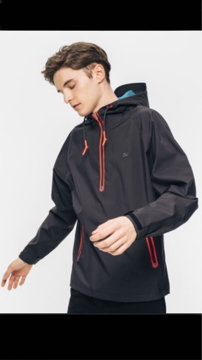 ラコステ LACOSTE 撥水透湿ハーフジッププルオーバージャケット ラコステ LACOSTE 撥水透湿ハーフジッププルオーバージャケット