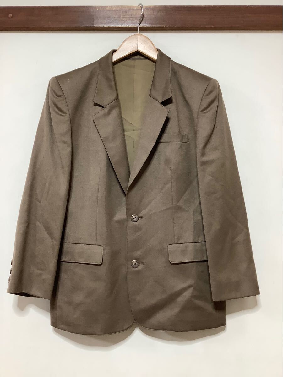 ろ1445 J.PRESS J.プレス ウールブレザー ウールジャケット 11号 ブラウン レディース オールド