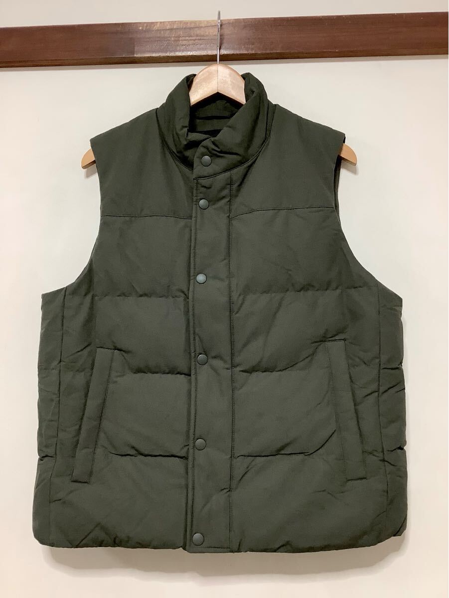 か1531 UNIQLO ユニクロ 中綿ベスト パデットベスト M オリーブ メンズ