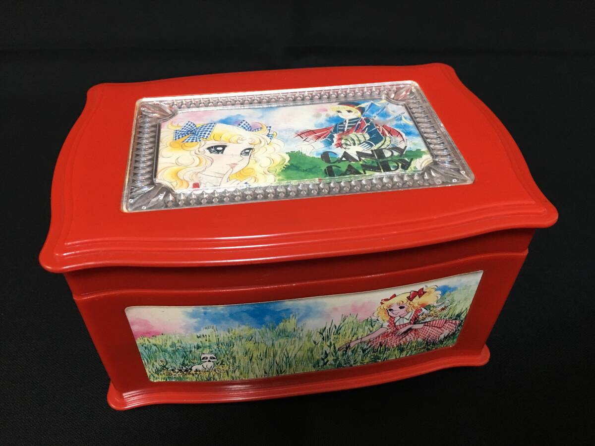 当時物 キャンディキャンディ オルゴール ジュエリー ボックス 当時物 キャンディキャンディ オルゴール ジュエリー ボックス