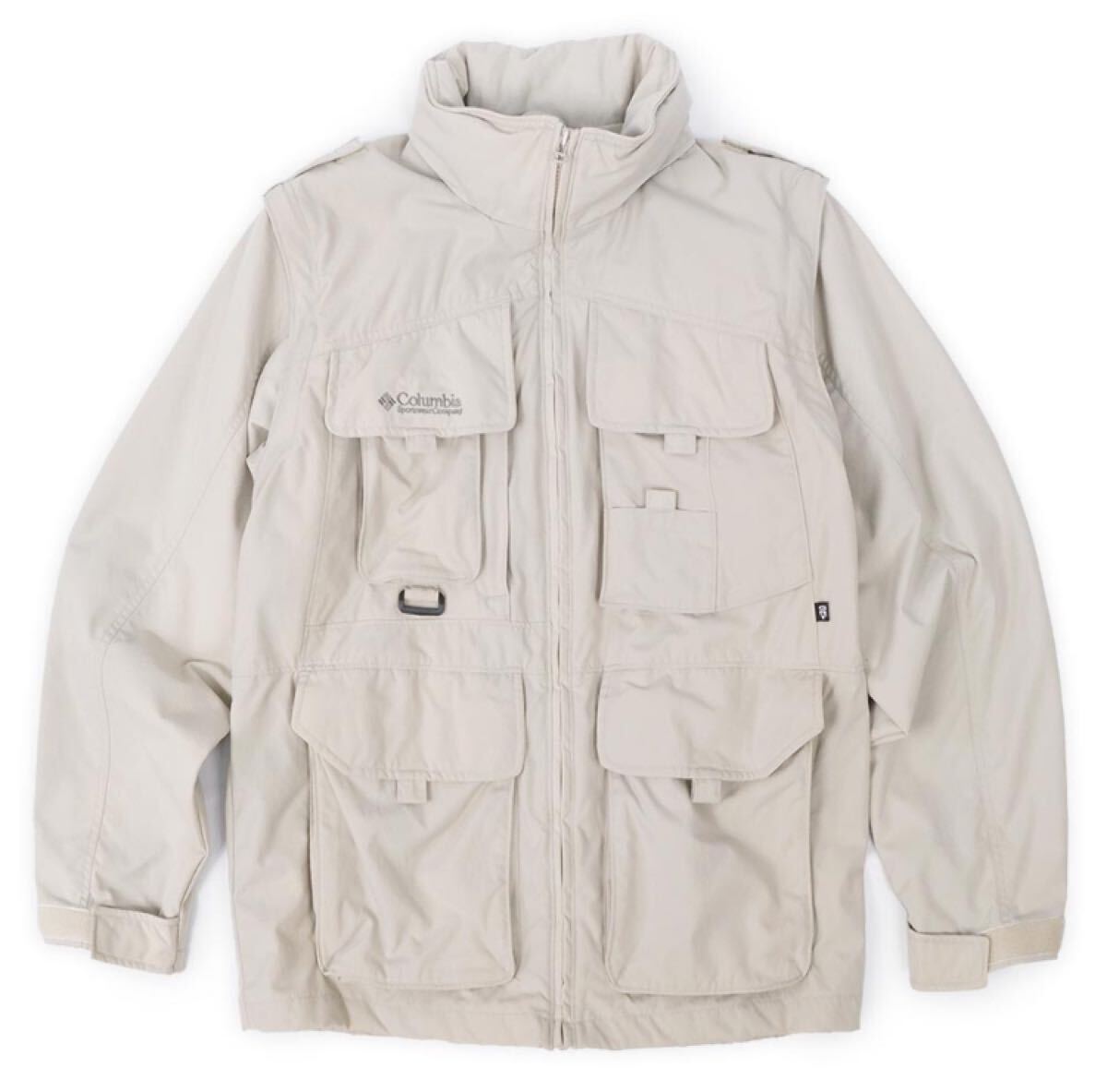 00's Columbia GRT フィールドジャケット ナイロンジャケット ベージュ L