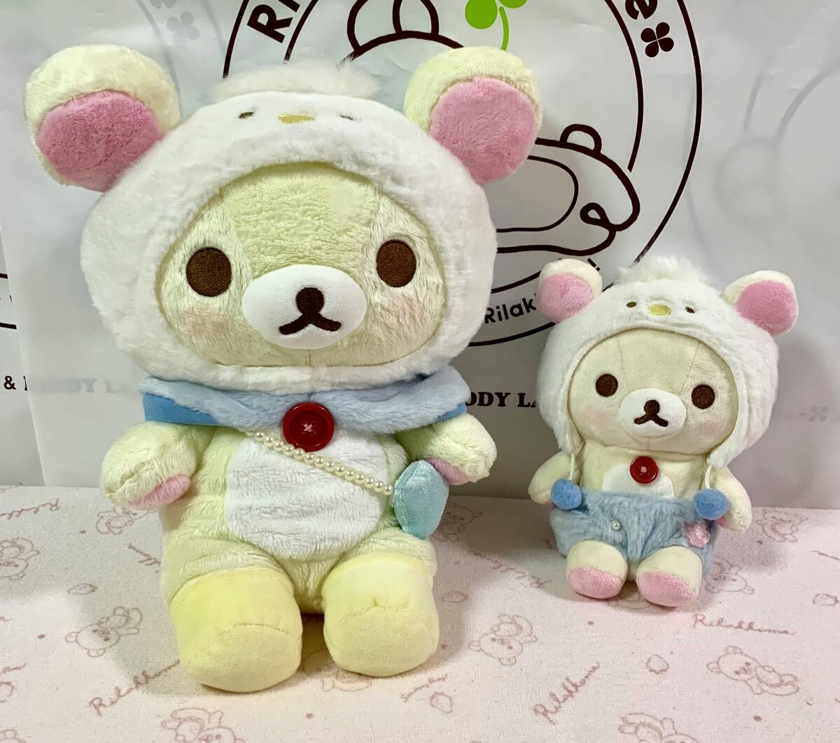 コリラックマ　バケーション　ぬいぐるみ　Mサイズ　Sサイズ　リラックマ　サンエックス　ペンギン