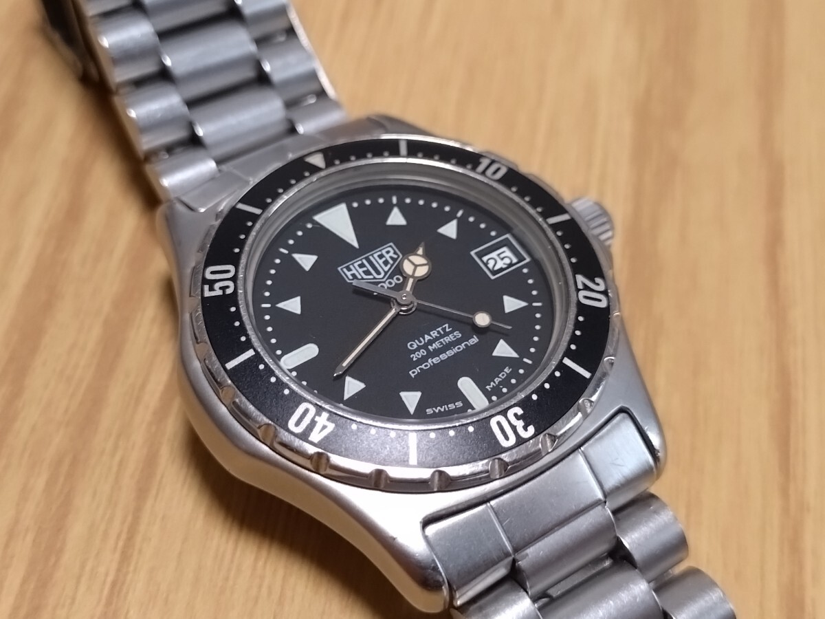 HEUER】希少1980年代製ヴィンテージホイヤープロフェッショナル HEUER】希少1980年代製ヴィンテージホイヤープロフェッショナル