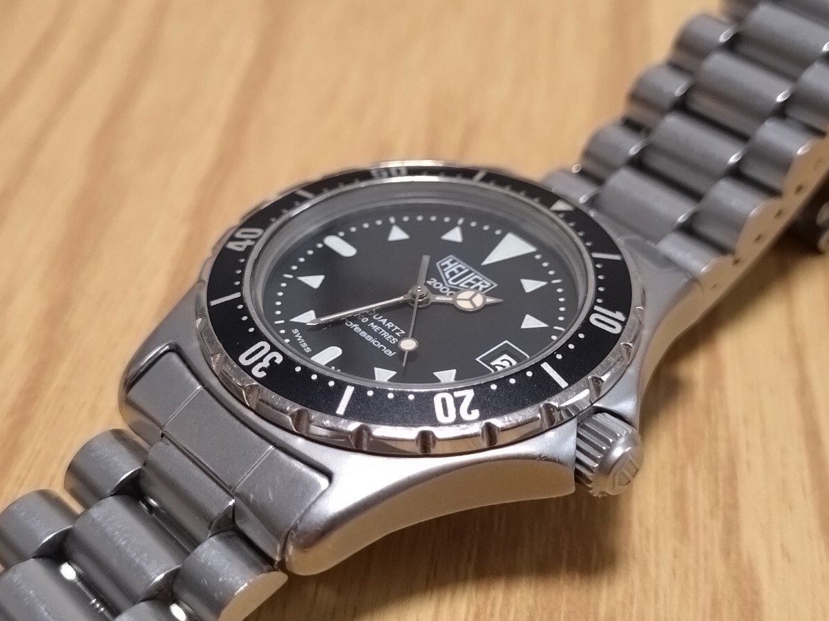 HEUER】希少1980年代製ヴィンテージホイヤープロフェッショナル HEUER】希少1980年代製ヴィンテージホイヤープロフェッショナル
