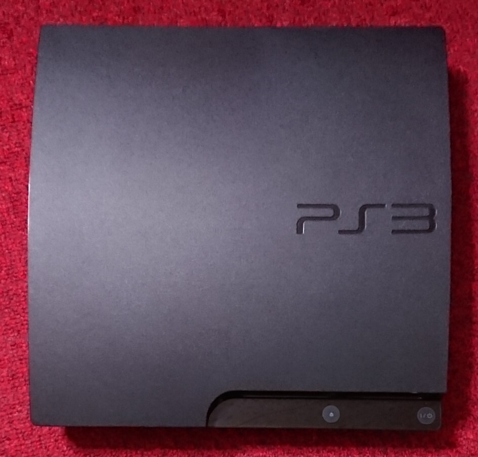 PS3 プレイステーション3 CECH-3000A 160GB FW4.89 チャコールブラック 本体のみ