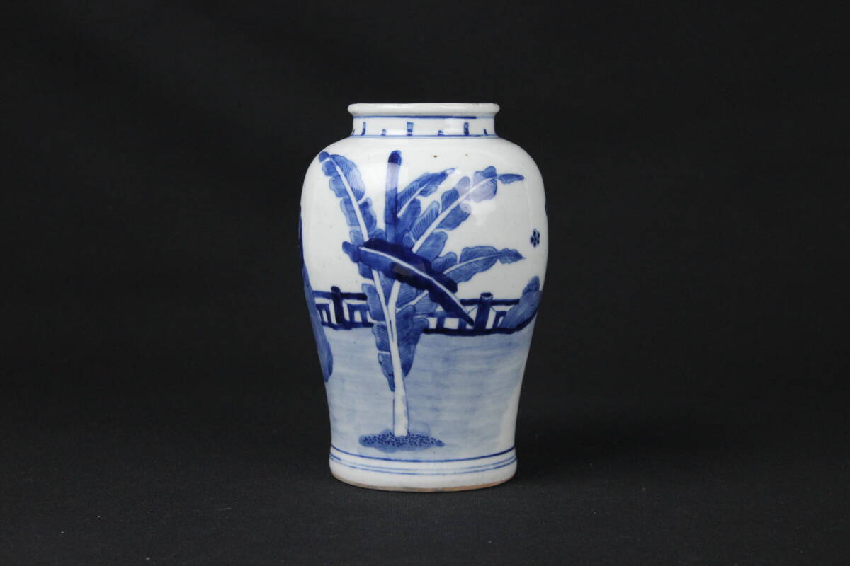 唐物 染付 清時代 南京染付 青花 壺 茶入 花瓶 花生 花入 陶磁器 唐物 染付 清時代 南京染付 青花 壺 茶入 花瓶 花生 花入 陶磁器