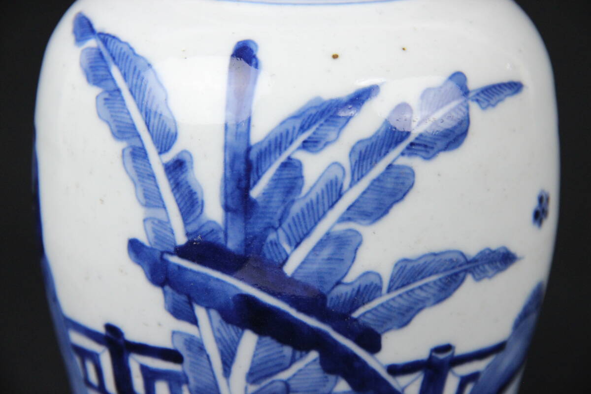 唐物 染付 清時代 南京染付 青花 壺 茶入 花瓶 花生 花入 陶磁器 唐物 染付 清時代 南京染付 青花 壺 茶入 花瓶 花生 花入 陶磁器