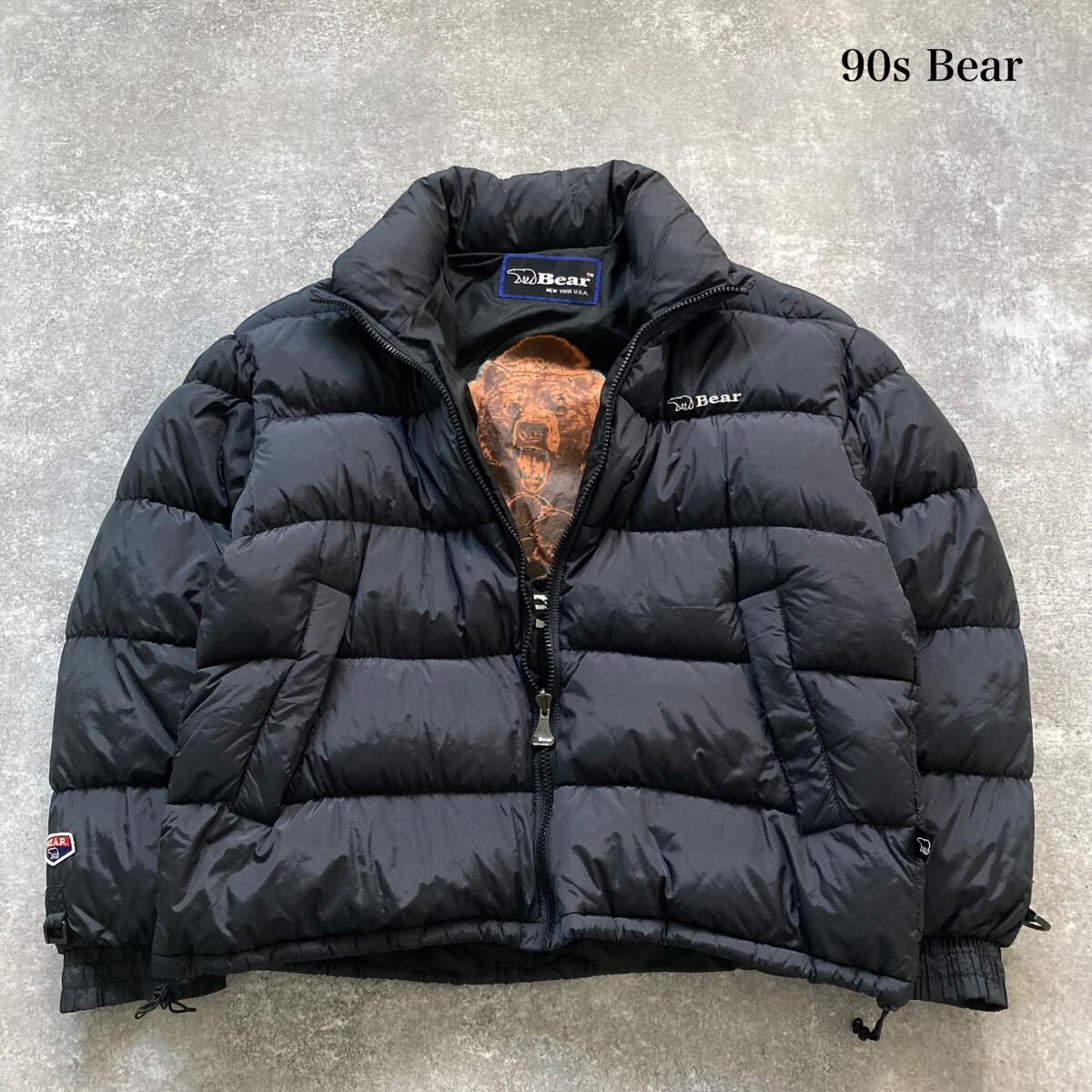 Bear】90s ベアー ヌプシ リバーシブル ダウンジャケット 肉厚 Bear】90s ベアー ヌプシ リバーシブル ダウンジャケット 肉厚