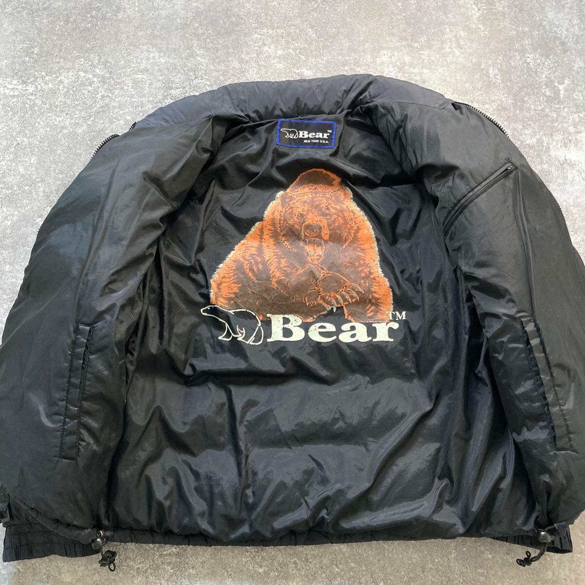 Bear】90s ベアー ヌプシ リバーシブル ダウンジャケット 肉厚 Bear】90s ベアー ヌプシ リバーシブル ダウンジャケット 肉厚