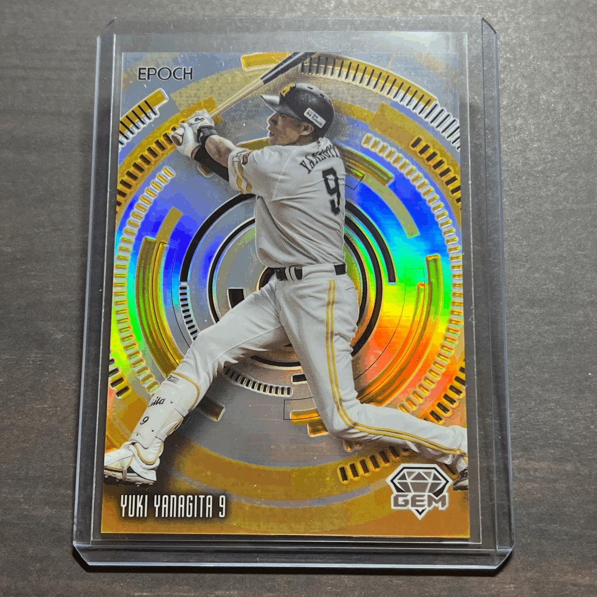 【ジャージナンバー】 柳田悠岐 GEM WHITE 24枚限定 ホワイト 2024 EPOCH NPB プロ野球カード LUXURY COLLECTION エポック
