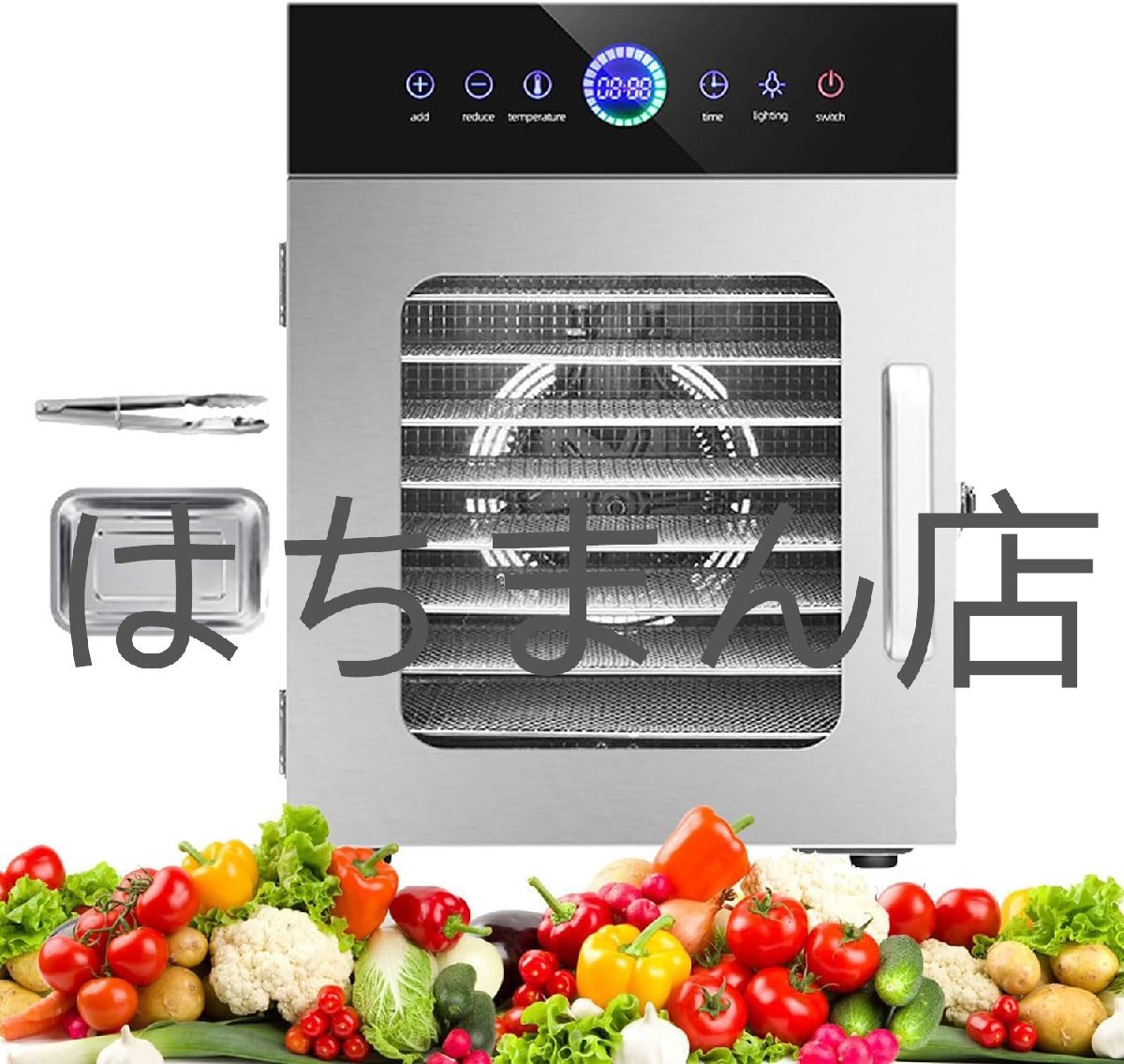 電気脱水機、20層家庭用プロフェッショナルフルーツフードドライヤー、30-90°C温度制御、24時間タイマー 8 その他
