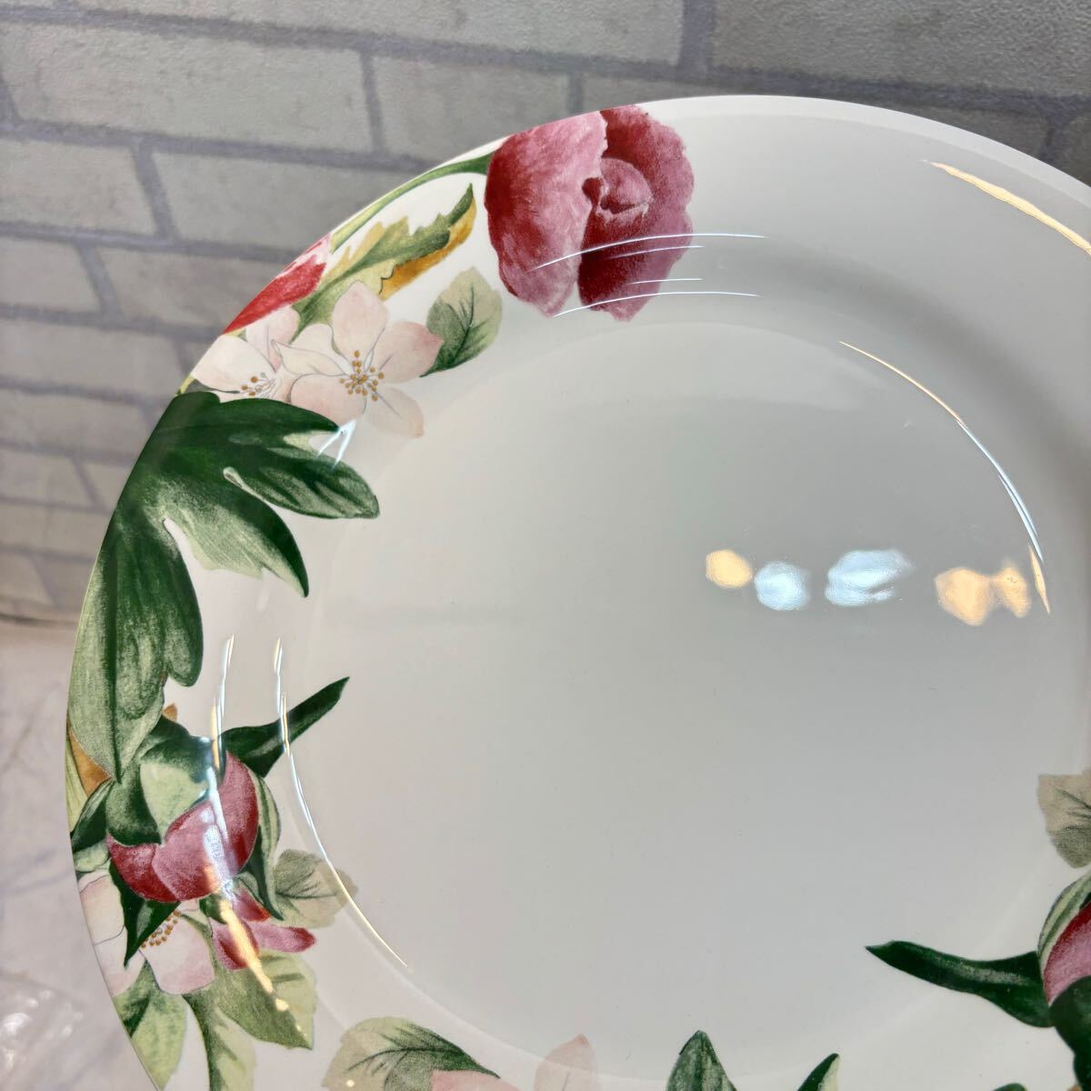 美品 3枚セット フランス製 Gien Volupte フランスの庭園 美しい 美品 3枚セット フランス製 Gien Volupte フランスの庭園 美しい