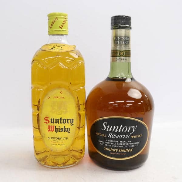 【2本セット】SUNTORY（サントリー）各種（スペシャル リザーブ 43％ 750ml 等）X24L040045