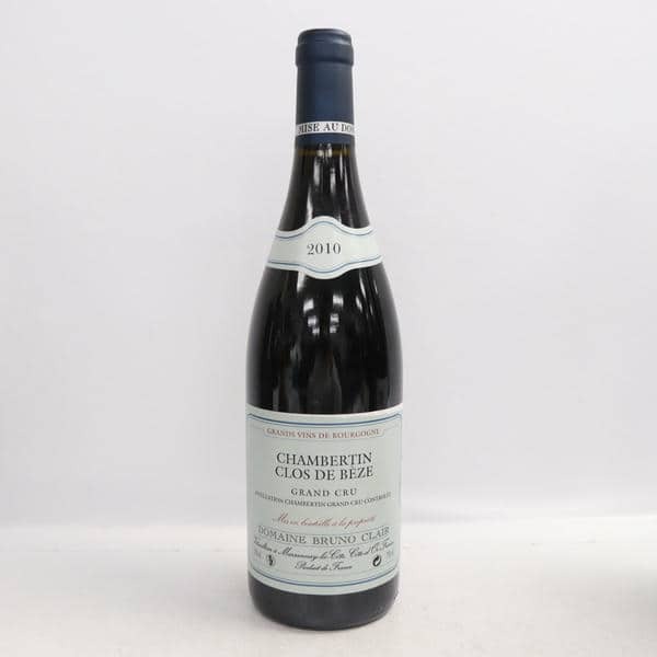 BRUNO CLAIR（ブリュノ クレール）シャンベルタン クロ ド ベーズ グランクリュ 2010 13％ 750ml X24L040028