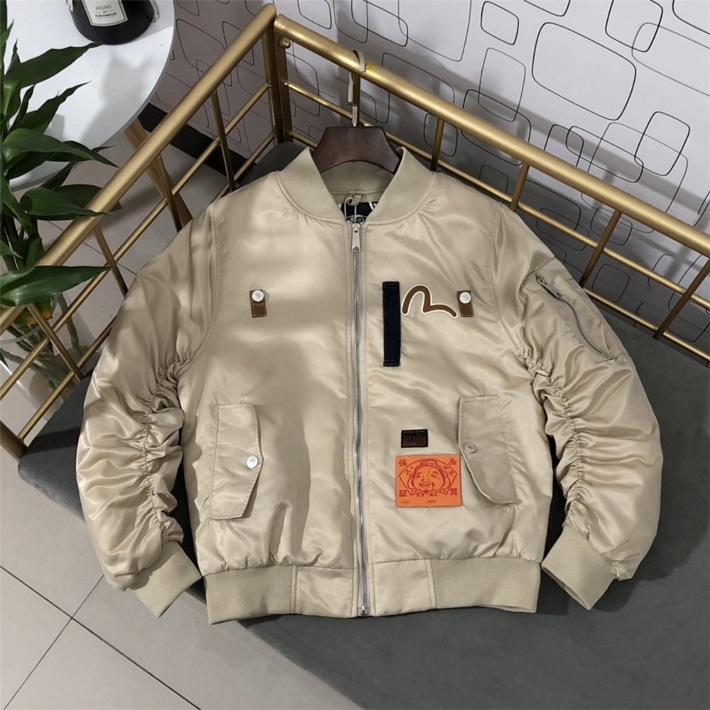 モノグラムプリント中綿ジャケット – EVISU