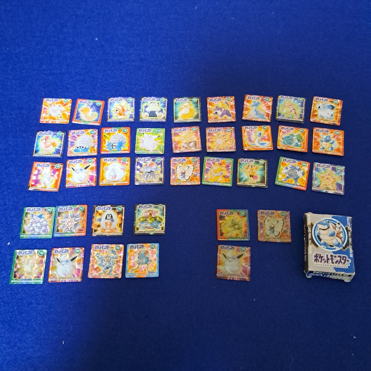 GBポケットカード総集編　ポケモン　38枚　箱付き 当時物　キラキラ8枚　プラ3枚 ポケットモンスター ポケモンカード