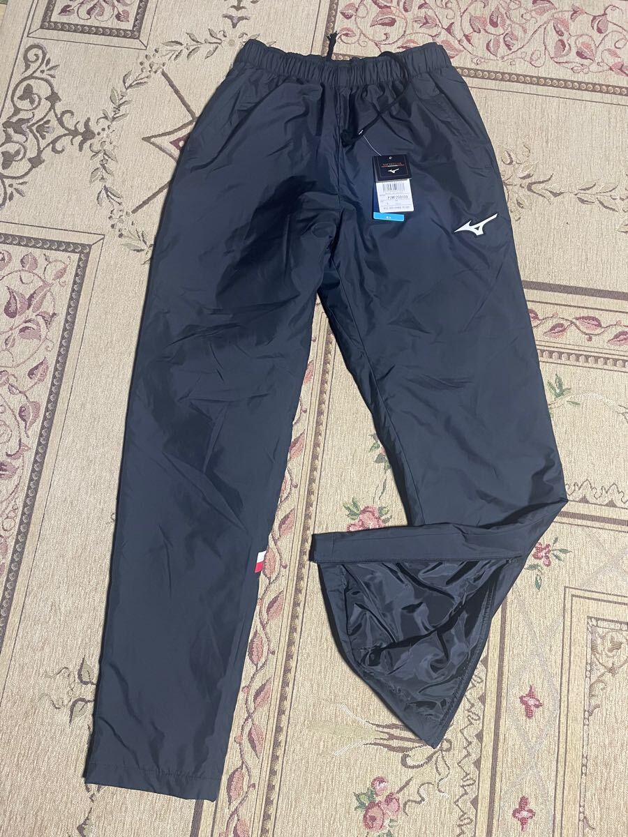 送料無料 新品 未使用 ミズノ mizuno モレリア サッカーアパレル MO中綿ウォーマーパンツ ユニセックス ブラック P2MF2501 09 黒 L 防風