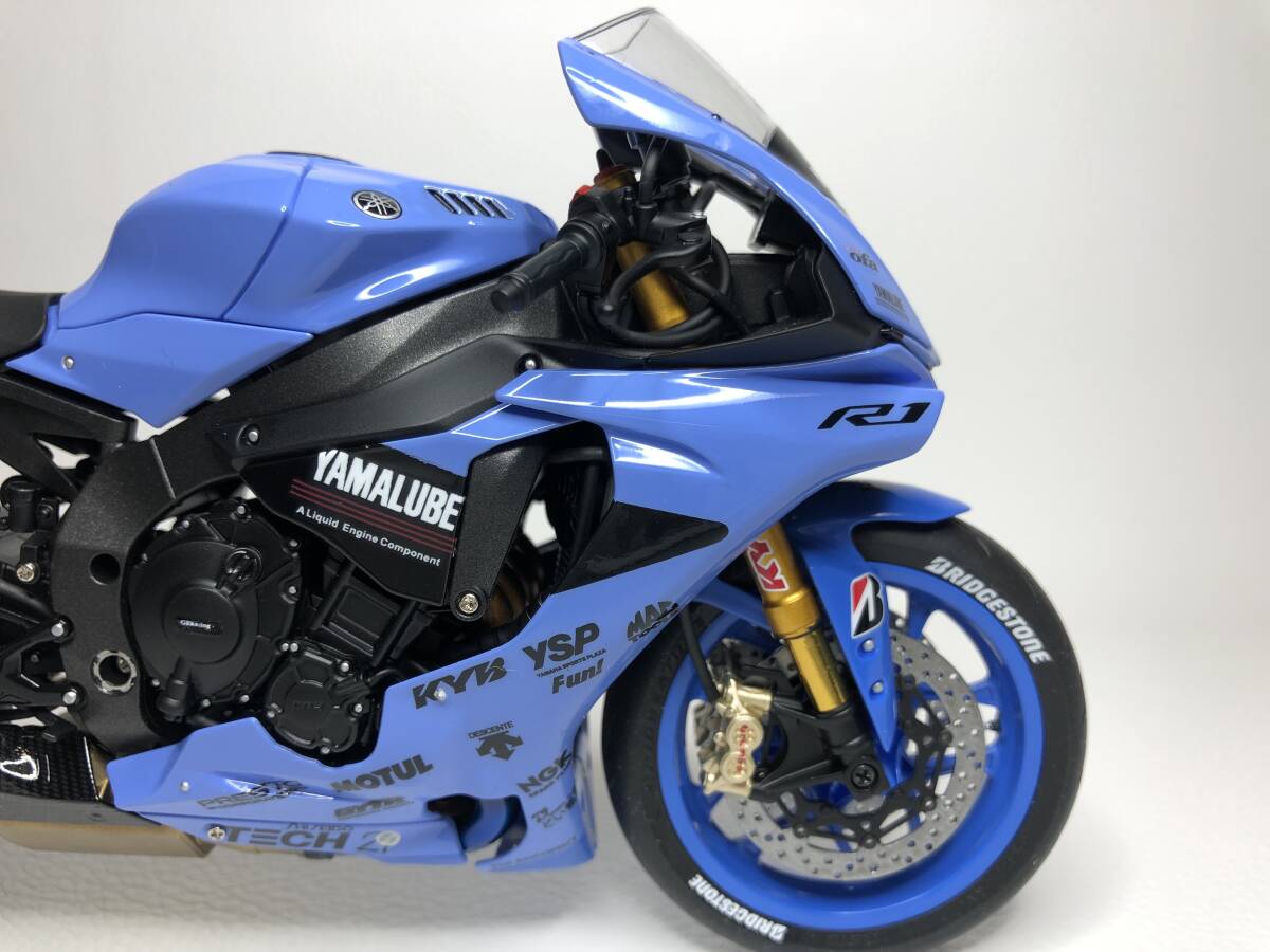 完成品!! 鈴鹿8耐 2019年 TECH21仕様 タミヤ1/12 YZF-R1M 完成 完成品!! 鈴鹿8耐 2019年 TECH21仕様 タミヤ1/12 YZF-R1M 完成