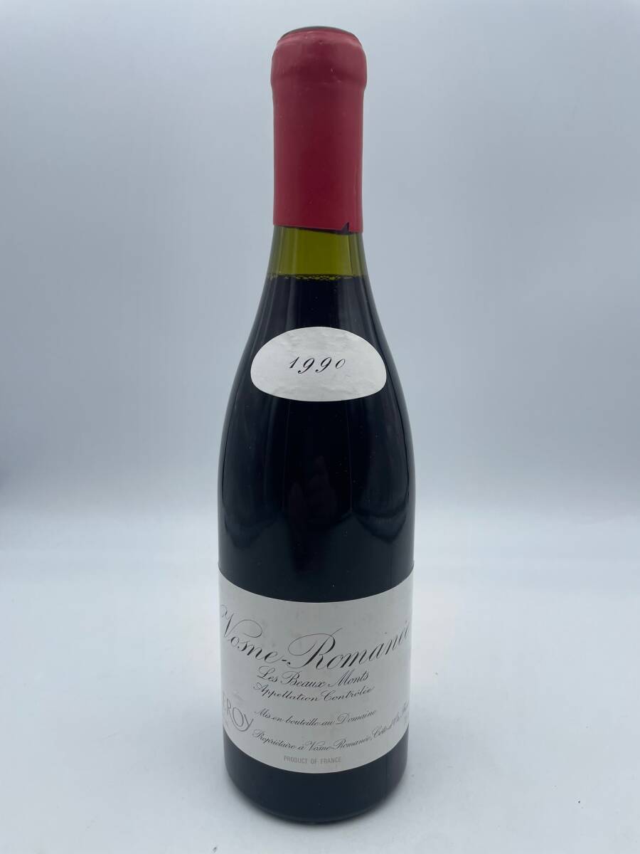ドメーヌ ルロワ ヴォーヌ ロマネ 1990年 赤 750ml ブルゴーニュ Domaine Leroy Vosne-Romane les Beaumonts 1990 未開封 ソムリエ 試飲會(huì)