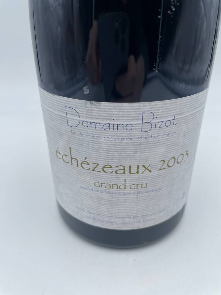 Echezeaux Domaine Bizot 2003 / エシェゾー ドメーヌ ビゾ 2003 未開封 ソムリエ 