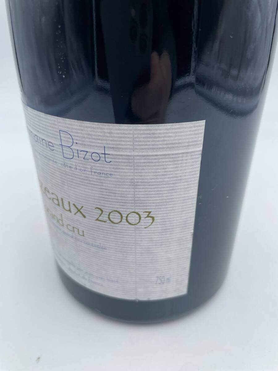 Echezeaux Domaine Bizot 2003 / エシェゾー ドメーヌ ビゾ 2003 未開封 ソムリエ 