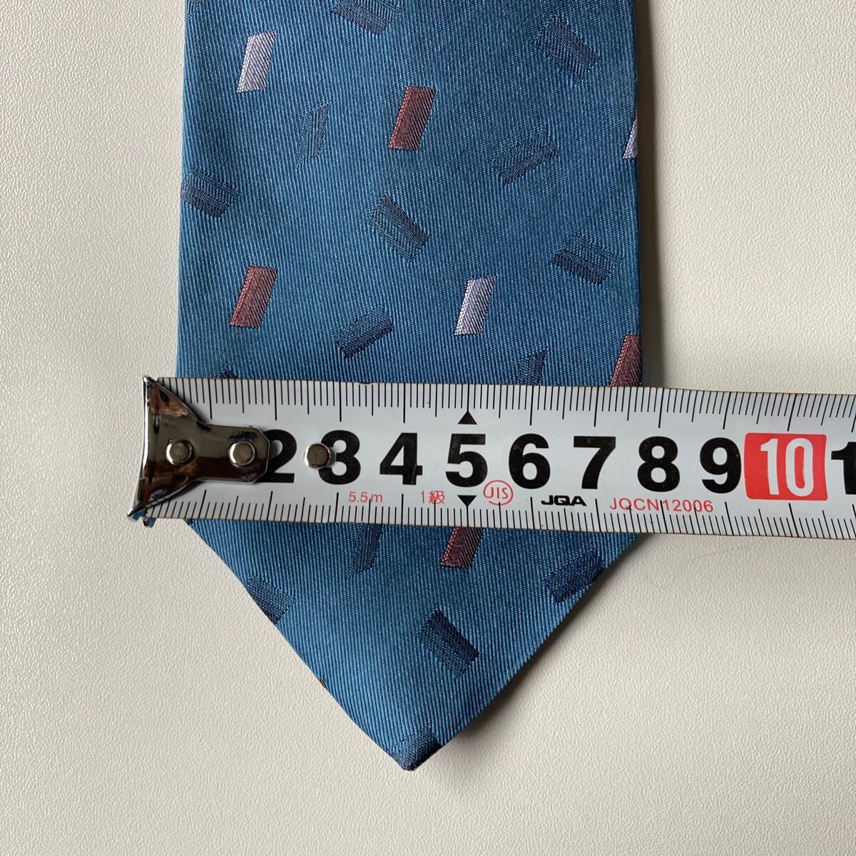 ネクタイ paul ポリエステル メンズ 洗濯可能 青緑色 ビジネス カジュアル軽量 細身 即決_画像8