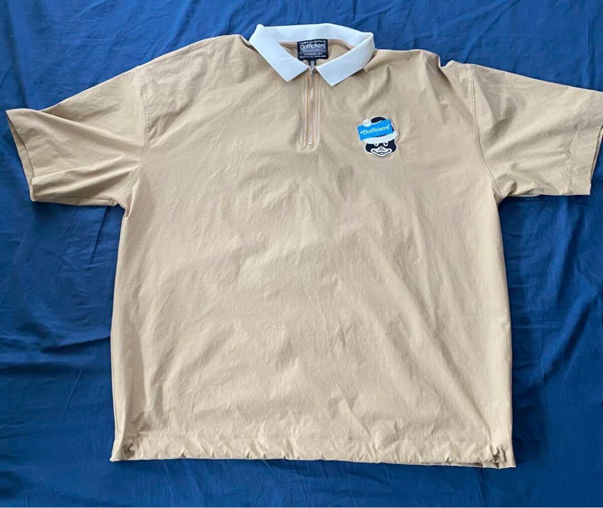 Golfickers・ゴルフィッカーズ・ジップポロ・マーカー・ガサミーカップ・XL