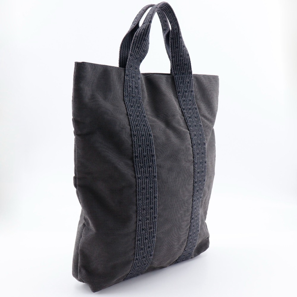 HERMES カバス　エールライン　トートバッグ エールライン エルメス カバス トートバッグ ナイロンキャンバス