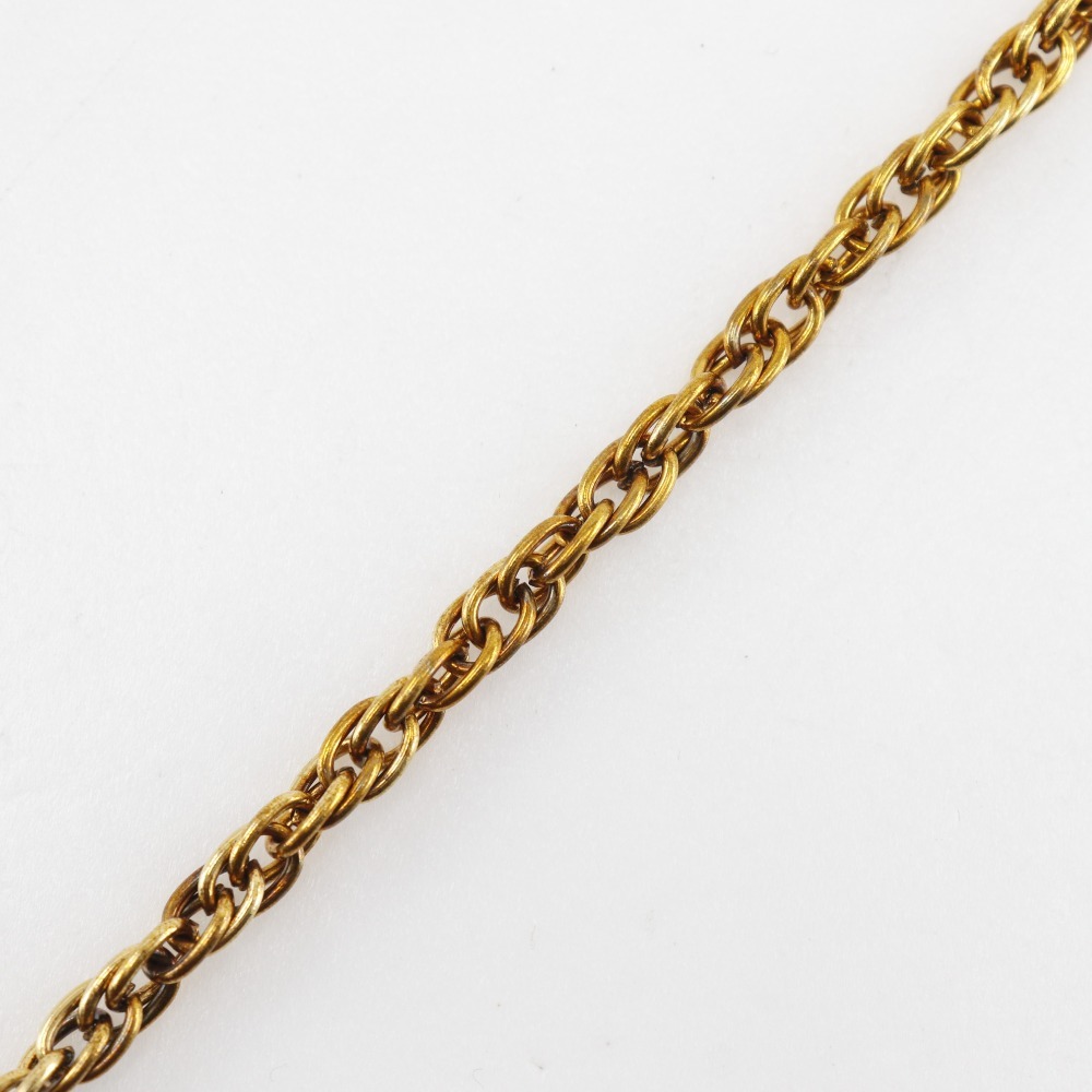 CHANEL シャネル ココマーク ヴィンテージ ネックレス 金メッキ 約36.4g レディース【I211824197】中古