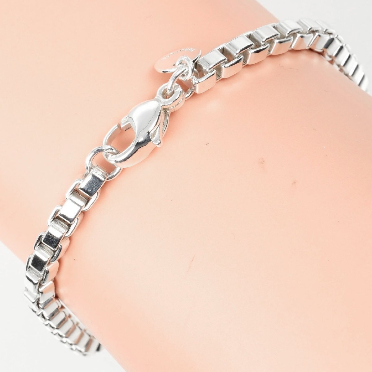 ティファニー TIFFANY&Co. ベネチアン ブレスレット シルバー925 約15.2g【I201524061】中古