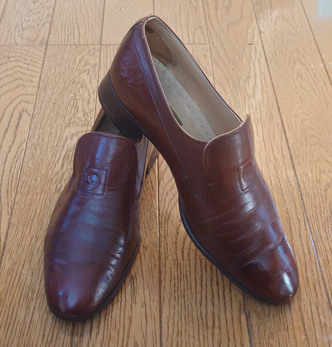 PierreCardin / ピエールカルダン ビジネス シューズ スリッポンタイプ サイズ 25.5cm ブラウン レザー