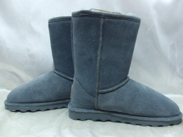 BEARPAW ベアパウ Emma8 ムートンブーツ 箱付き タグ付き美品 サイズ 24cm グレー シューズ_画像2