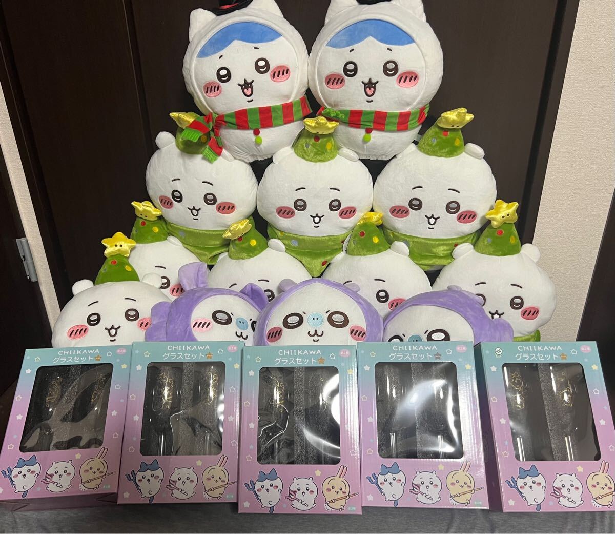 ちいかわ ぬいぐるみ まとめ売り 大量セット! ちいかわグラス ちいかわ ぬいぐるみ まとめ売り 大量セット! ちいかわグラス