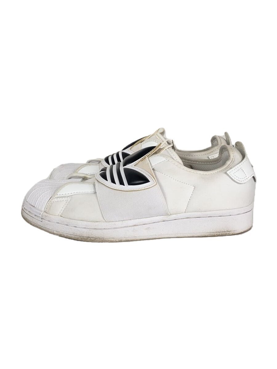 adidas◆スリッポン/23cm/ホワイト/ブラック/GX1229