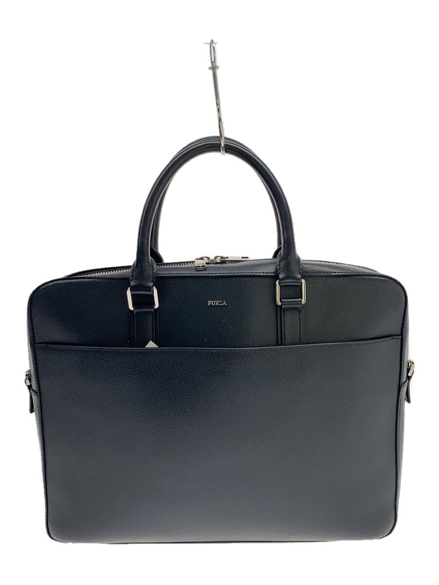 FURLA◇マルテブリーフケース/バッグ/レザー/BLK - その他 FURLA◇マルテブリーフケース/バッグ/レザー/BLK - その他
