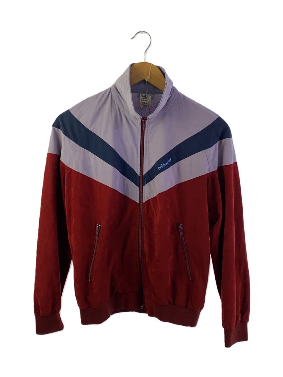 adidas◆ジャージ/-/ベロア/RED