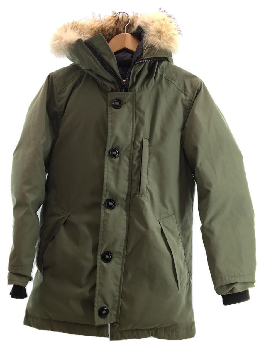 CANADA GOOSE◆袖口リブダメージ/ダウンジャケット/S/ナイロン/GRN/3425JM//